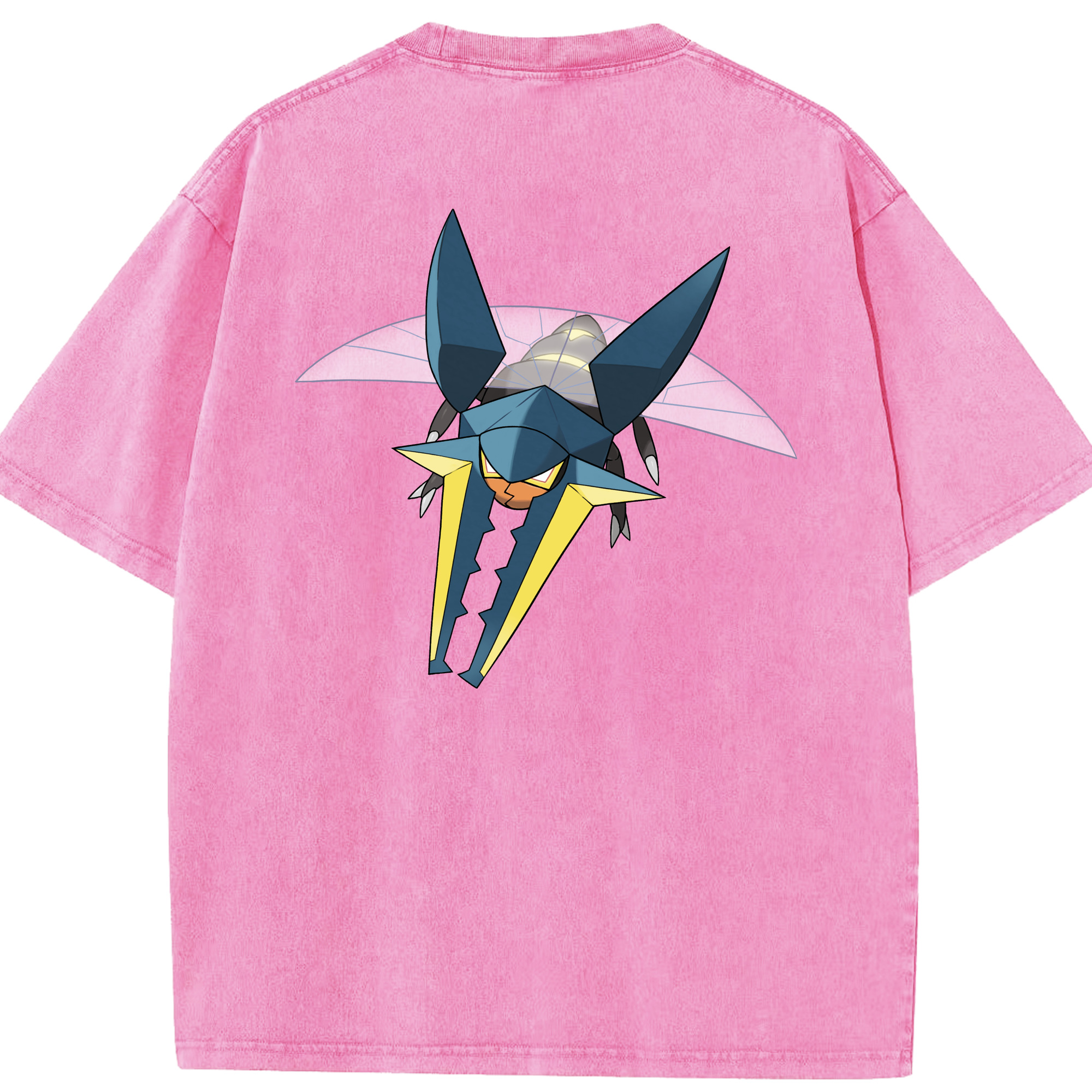 （画像用） ポケットモンスター Pokémon 綿100% ヴィンテージ風 半袖Tシャツ（背面プリント）